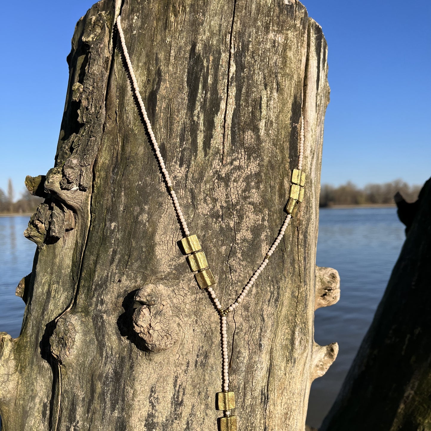 Halskette Earth Square