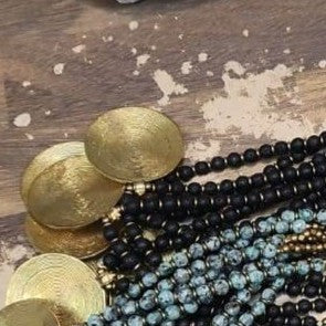 Halskette Eternity Spiral Lava