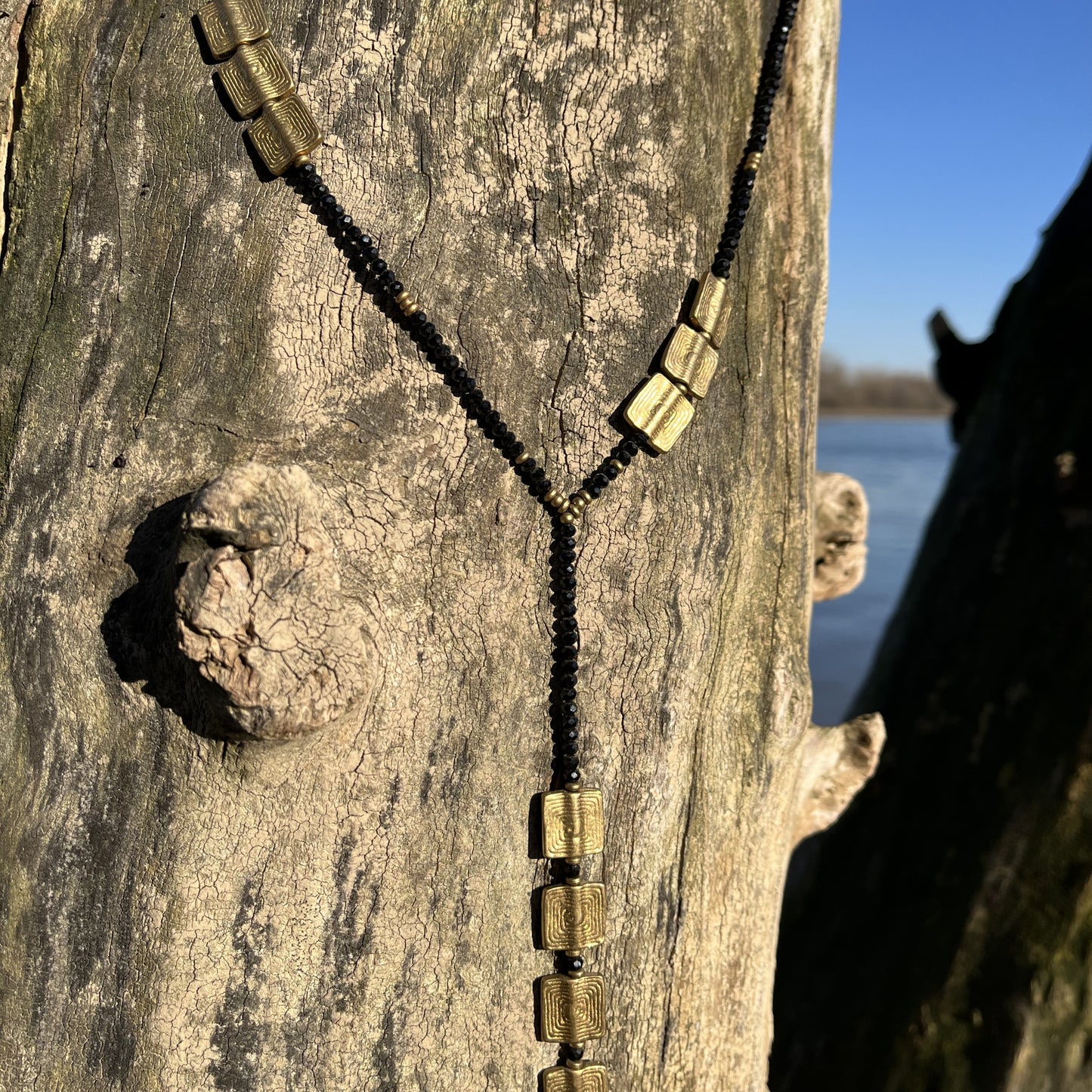 Halskette Earth Square