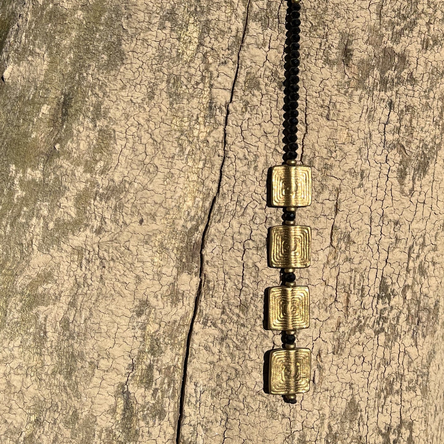 Halskette Earth Square