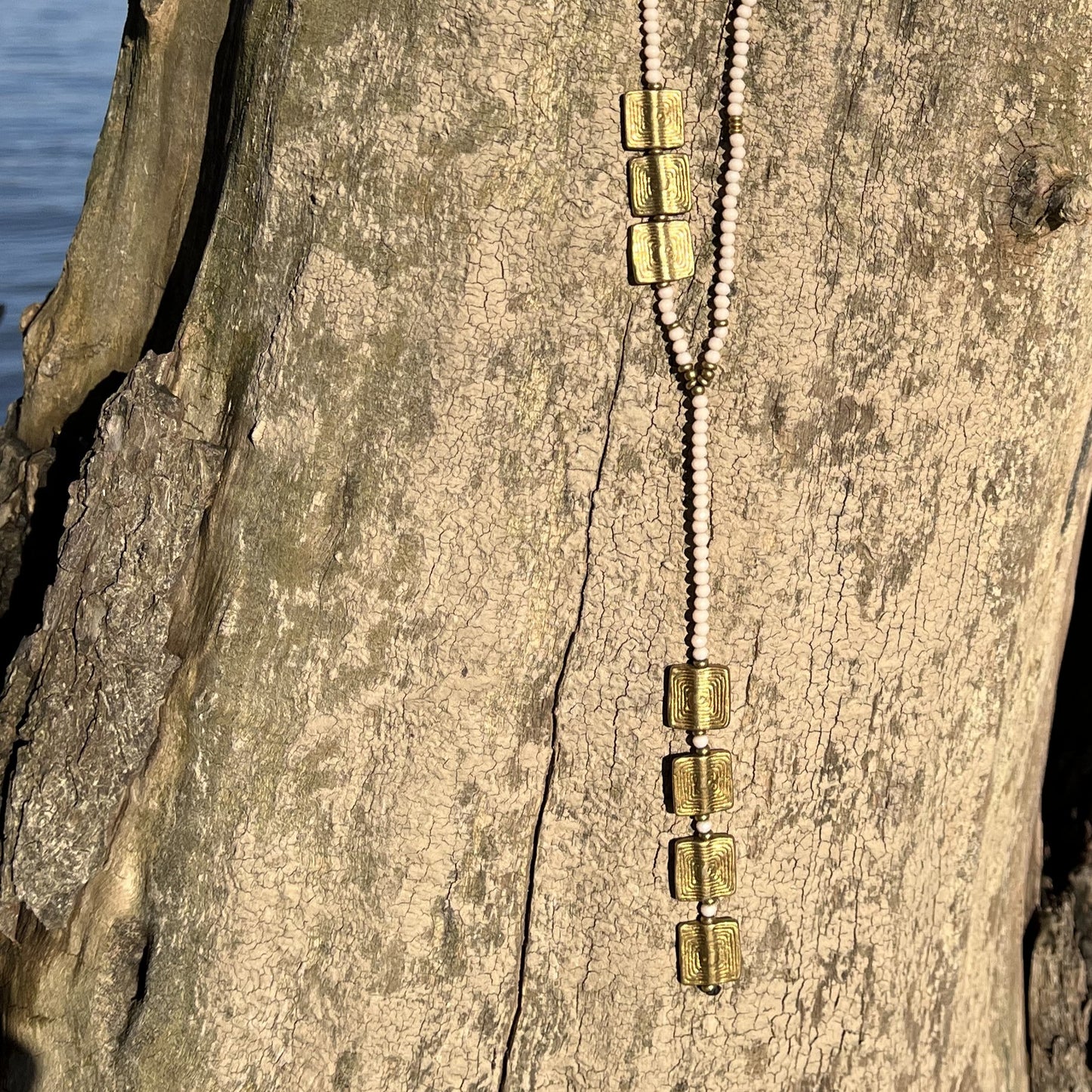 Halskette Earth Square