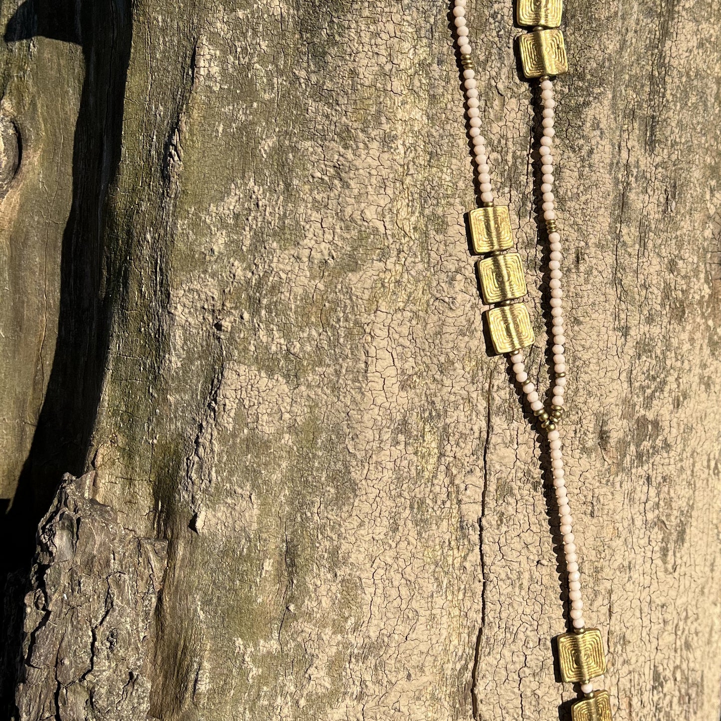 Halskette Earth Square