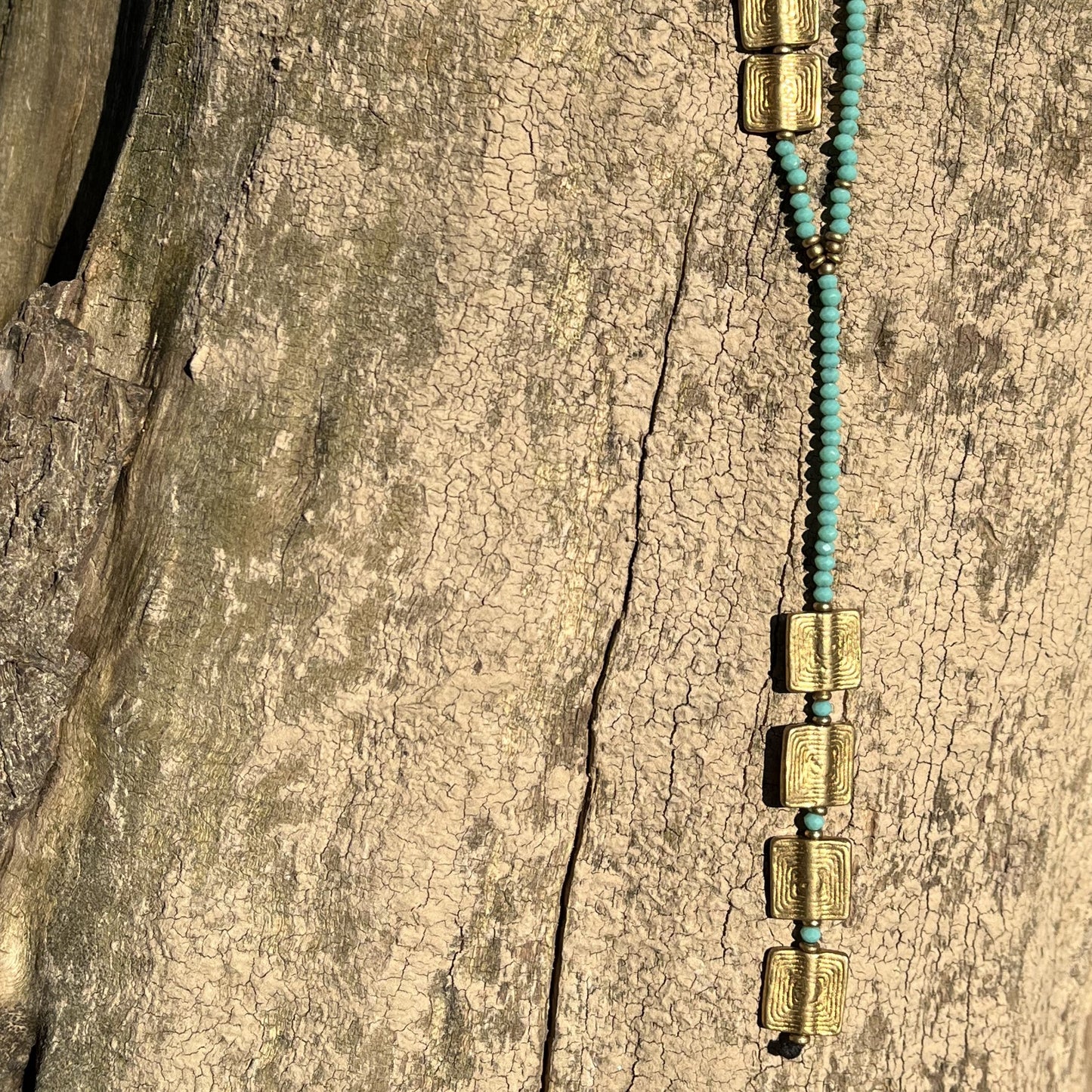 Halskette Earth Square