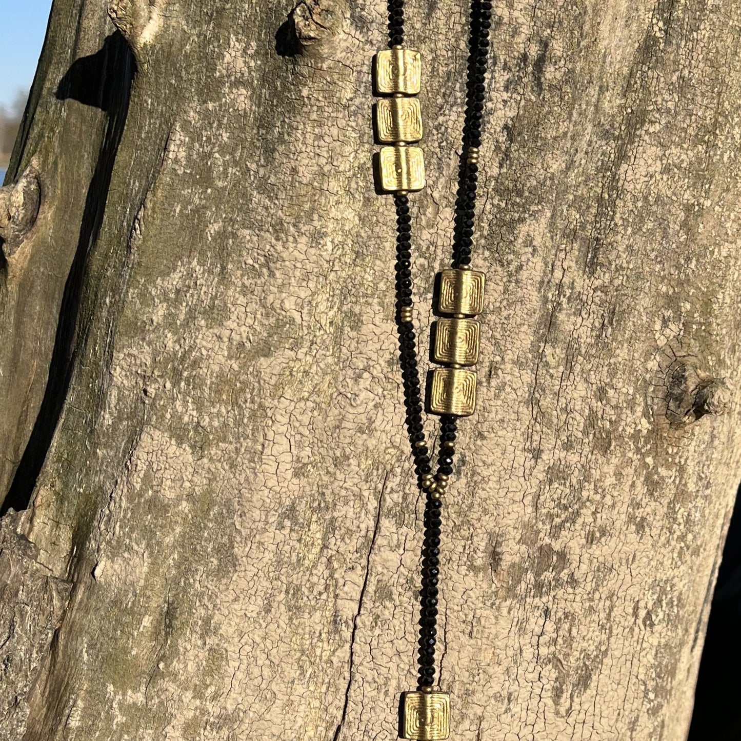 Halskette Earth Square