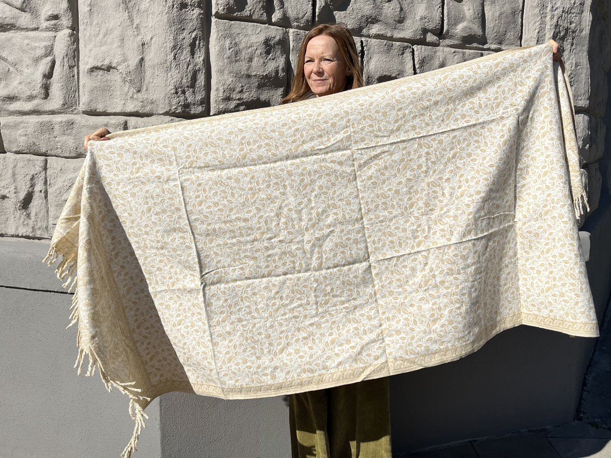 Winterschal XXL creme